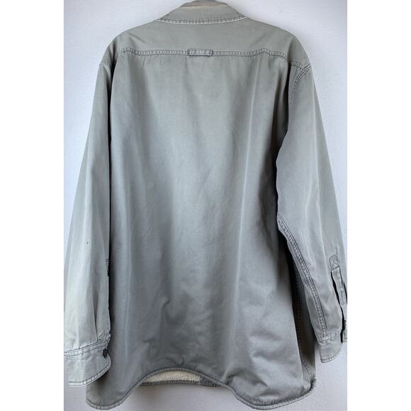 Vintage Levi’s Sz XL Thick Work Coat Fleece Lined Button, Pockets, LS Btn Close - Picture 3 of 8